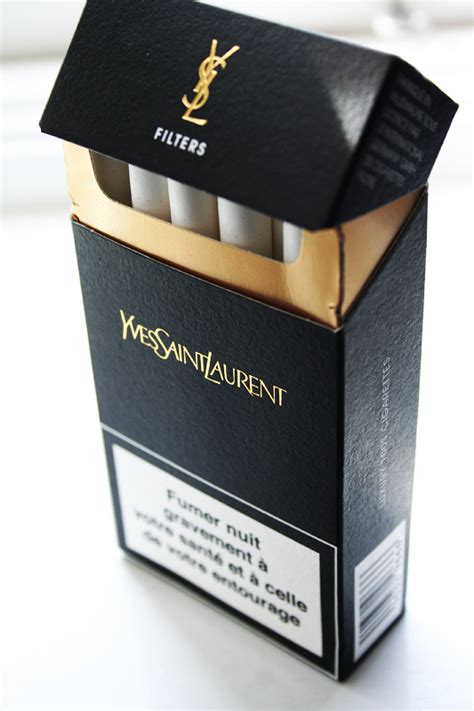 yves saint laurent ysl cigarettes|YSL designer cigarettes.